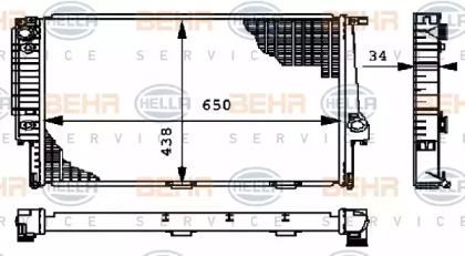 BEHR HELLA SERVICE 8MK 376 712-371