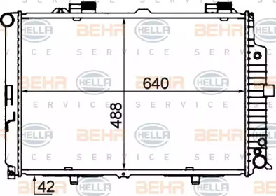 BEHR HELLA SERVICE 8MK 376 712-784