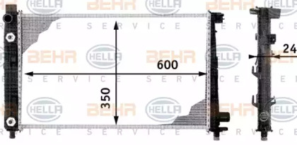 BEHR HELLA SERVICE 8MK 376 713-054