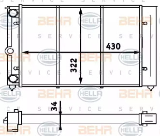 BEHR HELLA SERVICE 8MK 376 713-321