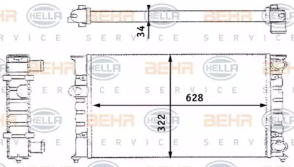 BEHR HELLA SERVICE 8MK 376 713-424