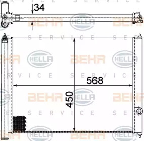 BEHR HELLA SERVICE 8MK 376 713-431