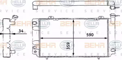 BEHR HELLA SERVICE 8MK 376 713-621