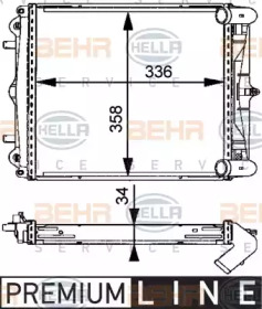 BEHR HELLA SERVICE 8MK 376 713-791