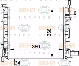 BEHR HELLA SERVICE 8MK 376 714-251