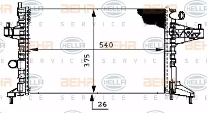 BEHR HELLA SERVICE 8MK 376 714-364