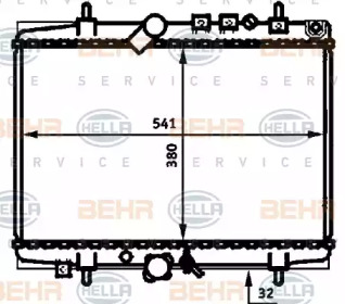 BEHR HELLA SERVICE 8MK 376 714-431