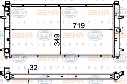 BEHR HELLA SERVICE 8MK 376 714-481