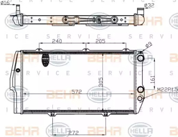 BEHR HELLA SERVICE 8MK 376 714-701