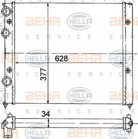 BEHR HELLA SERVICE 8MK 376 714-741