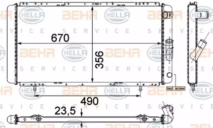 BEHR HELLA SERVICE 8MK 376 715-361