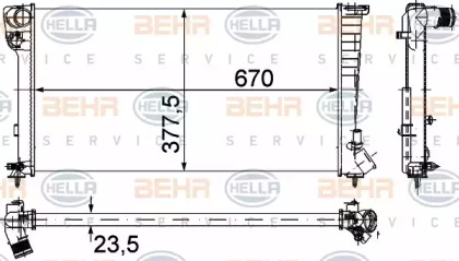 BEHR HELLA SERVICE 8MK 376 715-524