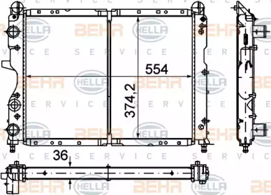 BEHR HELLA SERVICE 8MK 376 716-151