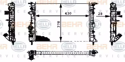 BEHR HELLA SERVICE 8MK 376 716-164