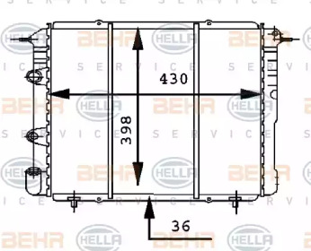 BEHR HELLA SERVICE 8MK 376 716-181