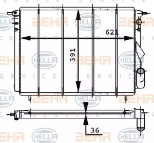 BEHR HELLA SERVICE 8MK 376 716-211