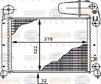 BEHR HELLA SERVICE 8MK 376 716-341