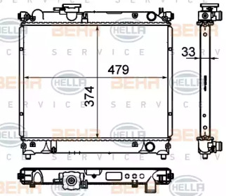 BEHR HELLA SERVICE 8MK 376 716-411