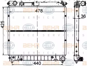 BEHR HELLA SERVICE 8MK 376 716-431