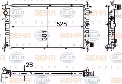 BEHR HELLA SERVICE 8MK 376 716-461