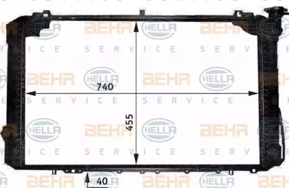 BEHR HELLA SERVICE 8MK 376 717-141