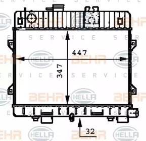 BEHR HELLA SERVICE 8MK 376 717-191