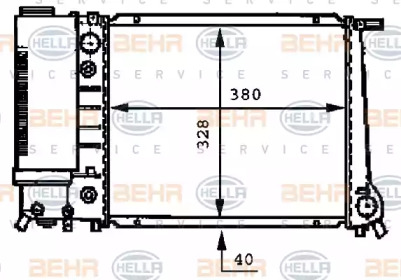 BEHR HELLA SERVICE 8MK 376 717-201