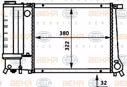 BEHR HELLA SERVICE 8MK 376 717-224