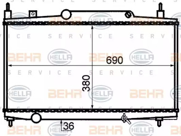 BEHR HELLA SERVICE 8MK 376 717-581 BEHR HELLA SERVICE 8MK 376 717-581