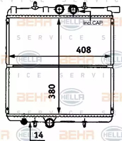 BEHR HELLA SERVICE 8MK 376 718-251