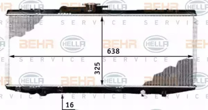 BEHR HELLA SERVICE 8MK 376 718-381