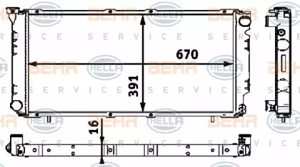 BEHR HELLA SERVICE 8MK 376 718-441