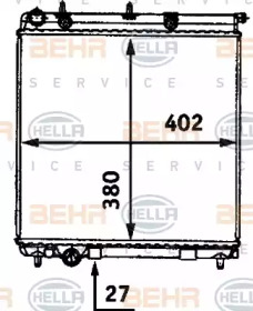 BEHR HELLA SERVICE 8MK 376 718-641