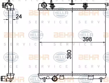 BEHR HELLA SERVICE 8MK 376 718-645