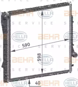 BEHR HELLA SERVICE 8MK 376 718-754