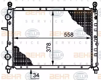 BEHR HELLA SERVICE 8MK 376 719-541