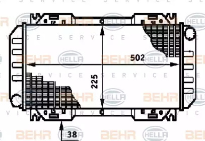 BEHR HELLA SERVICE 8MK 376 720-091 BEHR HELLA SERVICE 8MK 376 720-091