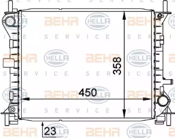 BEHR HELLA SERVICE 8MK 376 720-281