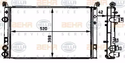 BEHR HELLA SERVICE 8MK 376 720-574