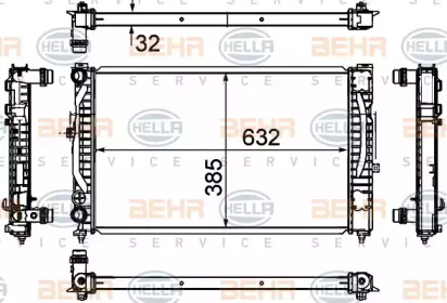 BEHR HELLA SERVICE 8MK 376 720-591