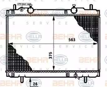 BEHR HELLA SERVICE 8MK 376 720-751