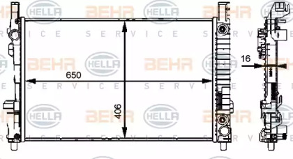 BEHR HELLA SERVICE 8MK 376 721-034