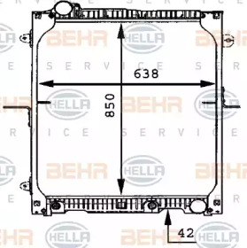 BEHR HELLA SERVICE 8MK 376 721-181