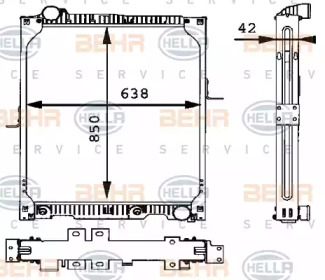 BEHR HELLA SERVICE 8MK 376 721-191