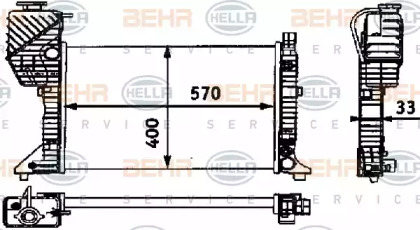 BEHR HELLA SERVICE 8MK 376 721-354