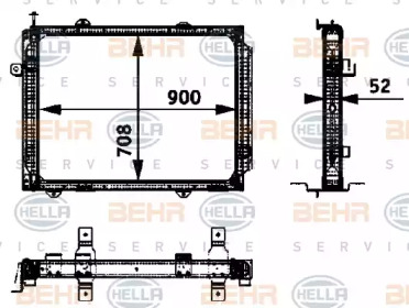 BEHR HELLA SERVICE 8MK 376 722-341