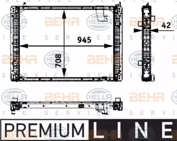 BEHR HELLA SERVICE 8MK 376 722-411