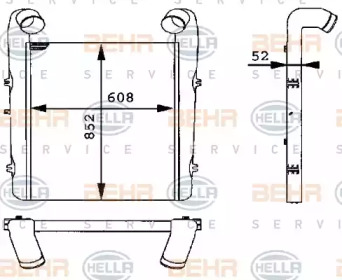 BEHR HELLA SERVICE 8ML 376 724-001 BEHR HELLA SERVICE 8ML 376 724-001