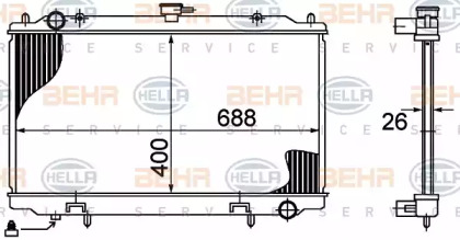 BEHR HELLA SERVICE 8MK 376 724-631