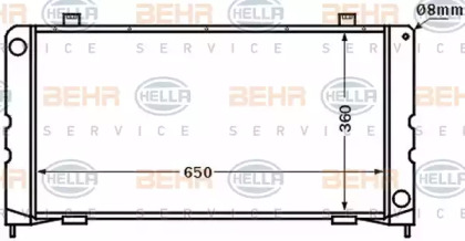 BEHR HELLA SERVICE 8MK 376 724-651